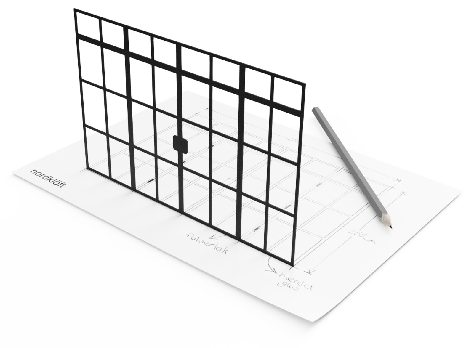 New York væg skitse