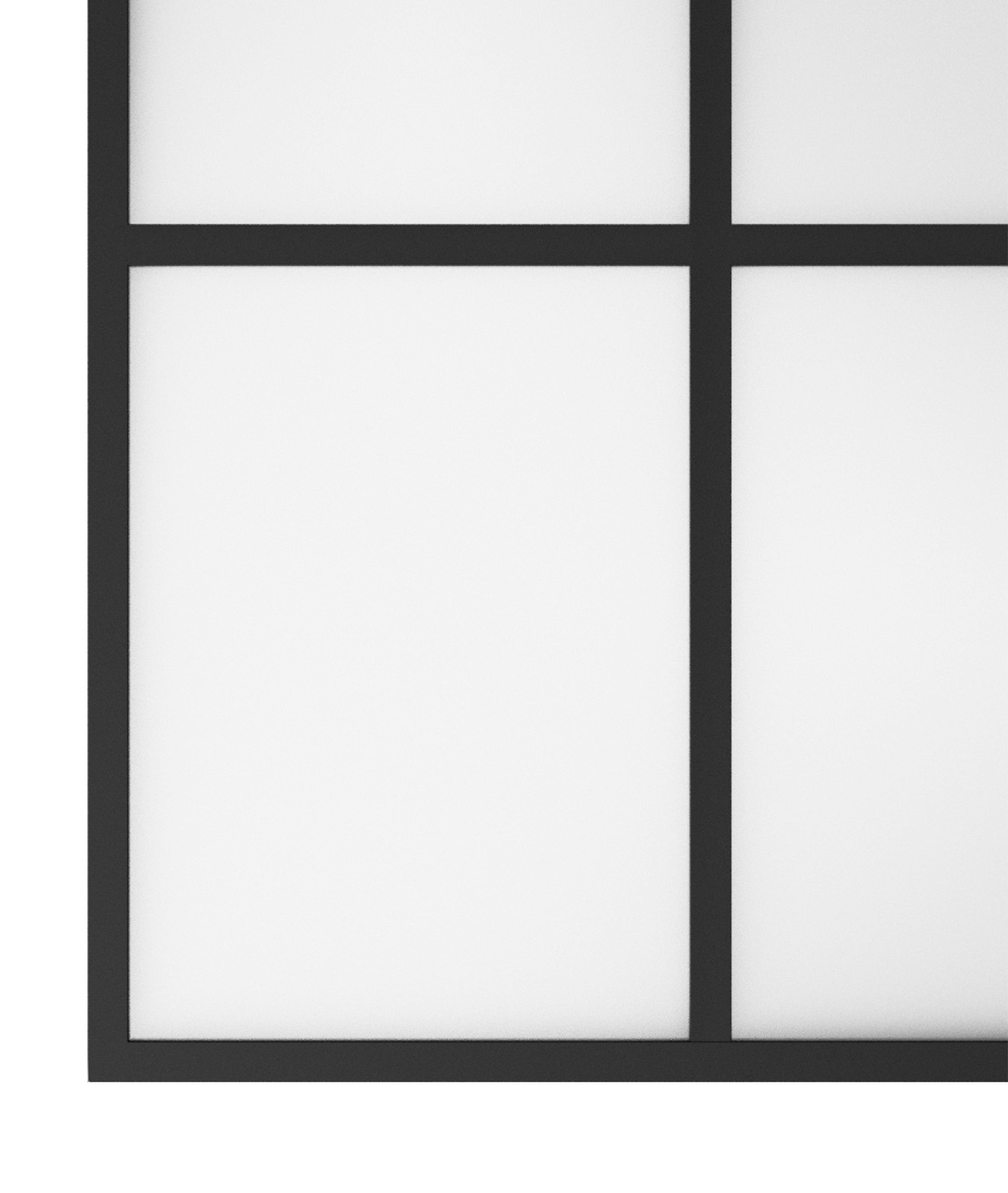 New Yorker væg jern og glas